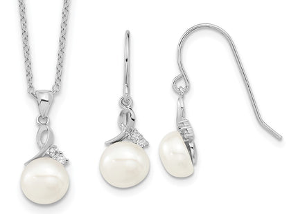 Sterling Silver Earrings Style QH5188SET - Classique Jewelry Inc.