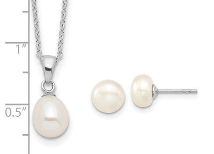 Sterling Silver Earrings Style QH5191SET - Classique Jewelry Inc.