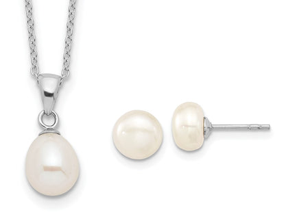 Sterling Silver Earrings Style QH5191SET - Classique Jewelry Inc.