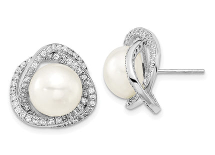 Sterling Silver Earrings Style QH5192SET - Classique Jewelry Inc.