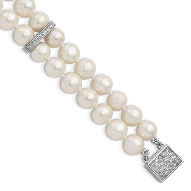 Sterling Silver Bracelets Style QH5209 - Classique Jewelry Inc.