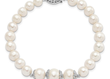 Sterling Silver Bracelets Style QH5219 - Classique Jewelry Inc.