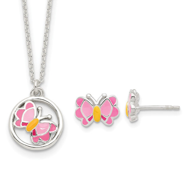 Sterling Silver Earrings Style QH5353SET - Classique Jewelry Inc.