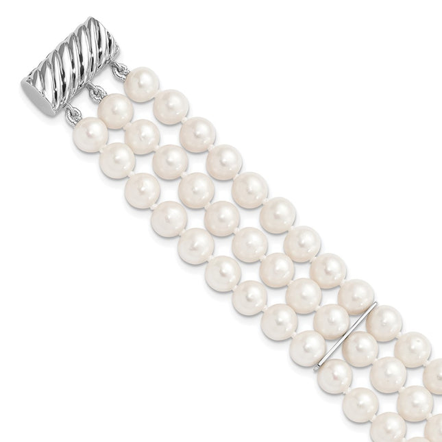 Sterling Silver Bracelets Style QH5365 - Classique Jewelry Inc.