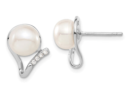 Sterling Silver Earrings Style QH5373SET - Classique Jewelry Inc.