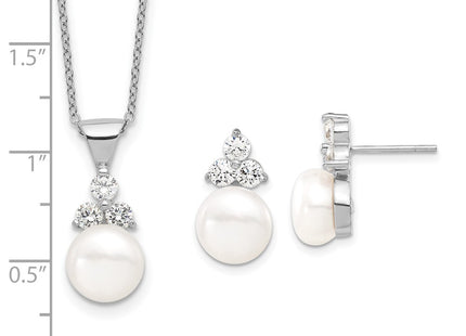 Sterling Silver Earrings Style QH5374SET - Classique Jewelry Inc.