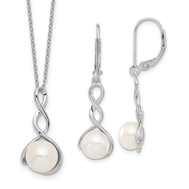Sterling Silver Earrings Style QH5379SET - Classique Jewelry Inc.