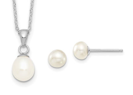 Sterling Silver Earrings Style QH5382SET - Classique Jewelry Inc.