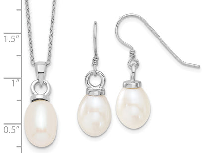 Sterling Silver Earrings Style QH5384SET - Classique Jewelry Inc.