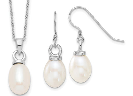 Sterling Silver Earrings Style QH5384SET - Classique Jewelry Inc.