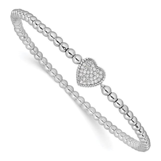 Sterling Silver Bracelets Style QH5453 - Classique Jewelry Inc.