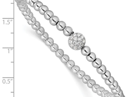 Sterling Silver Bracelets Style QH5455 - Classique Jewelry Inc.
