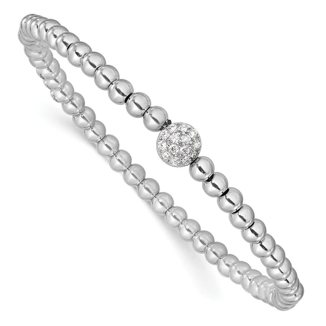 Sterling Silver Bracelets Style QH5455 - Classique Jewelry Inc.