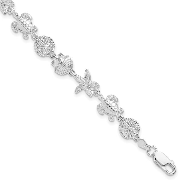 Sterling Silver Bracelets Style QH5575 - Classique Jewelry Inc.