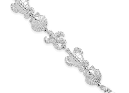 Sterling Silver Bracelets Style QH5576 - Classique Jewelry Inc.