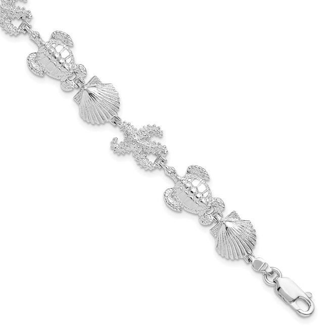 Sterling Silver Bracelets Style QH5576 - Classique Jewelry Inc.