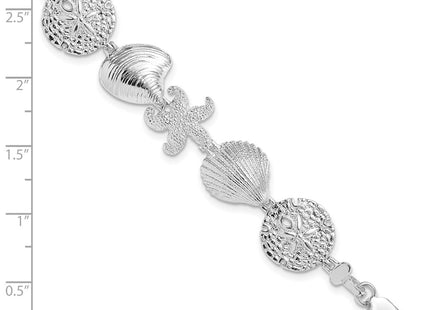 Sterling Silver Bracelets Style QH5577 - Classique Jewelry Inc.