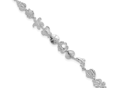 Sterling Silver Bracelets Style QH5579 - Classique Jewelry Inc.