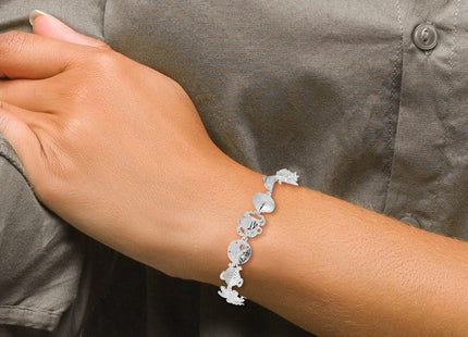 Sterling Silver Bracelets Style QH5579 - Classique Jewelry Inc.