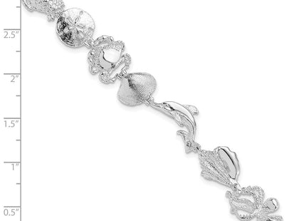Sterling Silver Bracelets Style QH5579 - Classique Jewelry Inc.