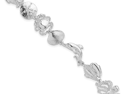 Sterling Silver Bracelets Style QH5579 - Classique Jewelry Inc.