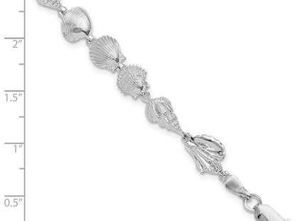 Sterling Silver Bracelets Style QH5583 - Classique Jewelry Inc.