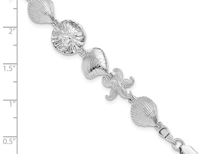 Sterling Silver Bracelets Style QH5585 - Classique Jewelry Inc.