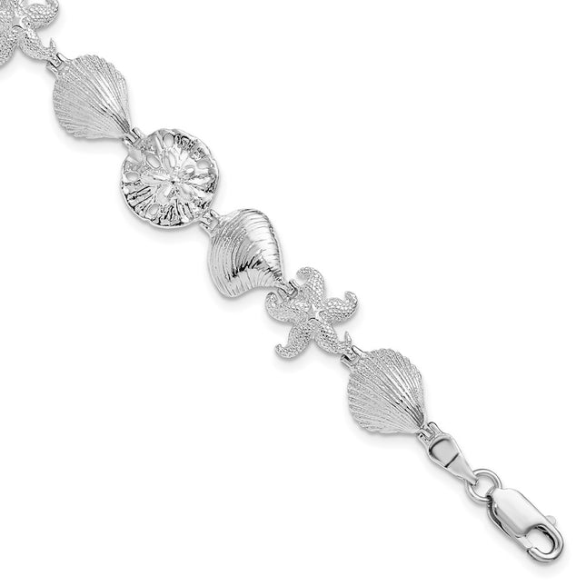 Sterling Silver Bracelets Style QH5585 - Classique Jewelry Inc.