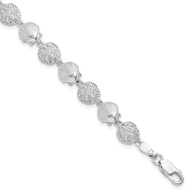 Sterling Silver Bracelets Style QH5592 - Classique Jewelry Inc.