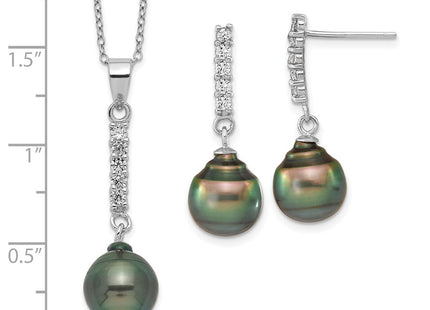 Sterling Silver Earrings Style QH5613SET - Classique Jewelry Inc.