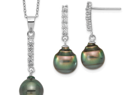 Sterling Silver Earrings Style QH5613SET - Classique Jewelry Inc.