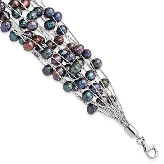 Sterling Silver Bracelets Style QH5632 - Classique Jewelry Inc.
