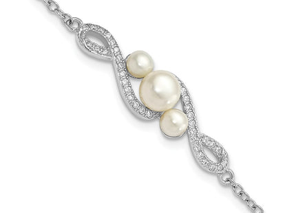Sterling Silver Bracelets Style QH5651 - Classique Jewelry Inc.