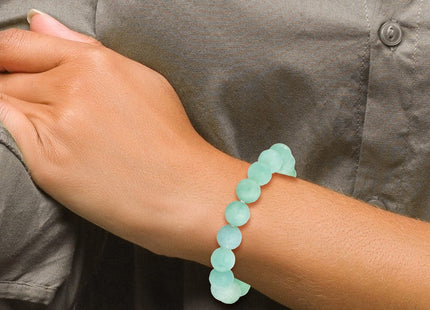 Amazonite Beaded Stretch Bracelet (Style QH5742)