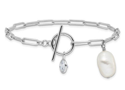 Sterling Silver Bracelets Style QH5768 - Classique Jewelry Inc.