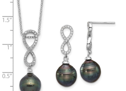 Sterling Silver Earrings Style QH5770SET - Classique Jewelry Inc.