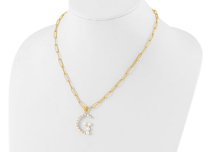 SS/Gold Plated Jewelry Style QH5808GPG - Classique Jewelry Inc.