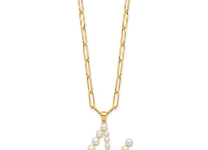 SS/Gold Plated Jewelry Style QH5808GPN - Classique Jewelry Inc.