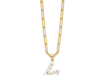 SS/Gold Plated Jewelry Style QH5808GPW - Classique Jewelry Inc.