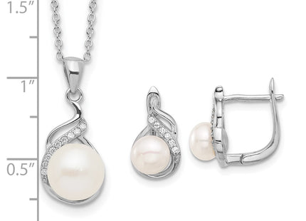 Sterling Silver Earrings Style QH5816SET - Classique Jewelry Inc.