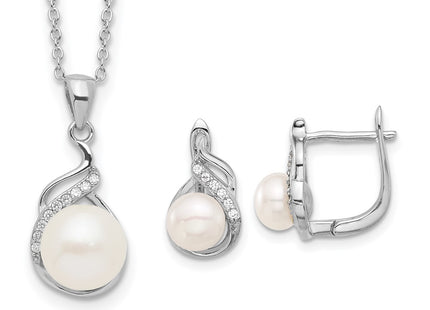 Sterling Silver Earrings Style QH5816SET - Classique Jewelry Inc.