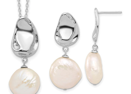 Sterling Silver Earrings Style QH5818SET - Classique Jewelry Inc.