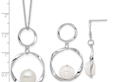 Sterling Silver Earrings Style QH5819SET - Classique Jewelry Inc.