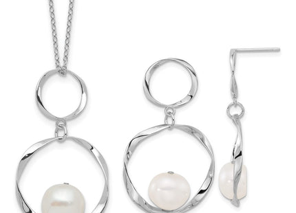 Sterling Silver Earrings Style QH5819SET - Classique Jewelry Inc.