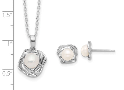 Sterling Silver Earrings Style QH5827SET - Classique Jewelry Inc.