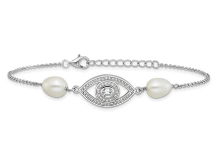 Sterling Silver Bracelets Style QH5842 - Classique Jewelry Inc.