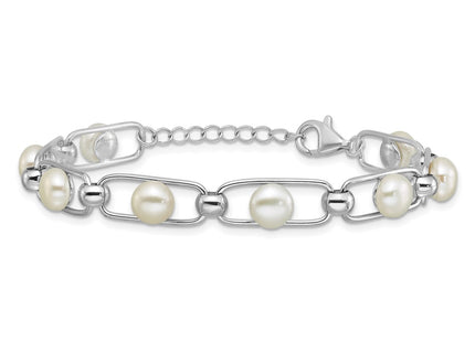 Sterling Silver Bracelets Style QH5843 - Classique Jewelry Inc.