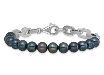 Sterling Silver Bracelets Style QH5845 - Classique Jewelry Inc.