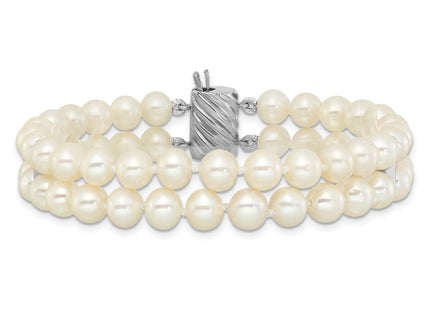 Sterling Silver Bracelets Style QH5846 - Classique Jewelry Inc.