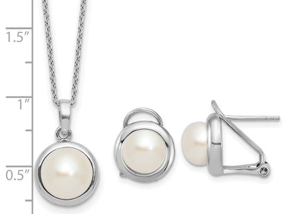 Sterling Silver Earrings Style QH5865SET - Classique Jewelry Inc.